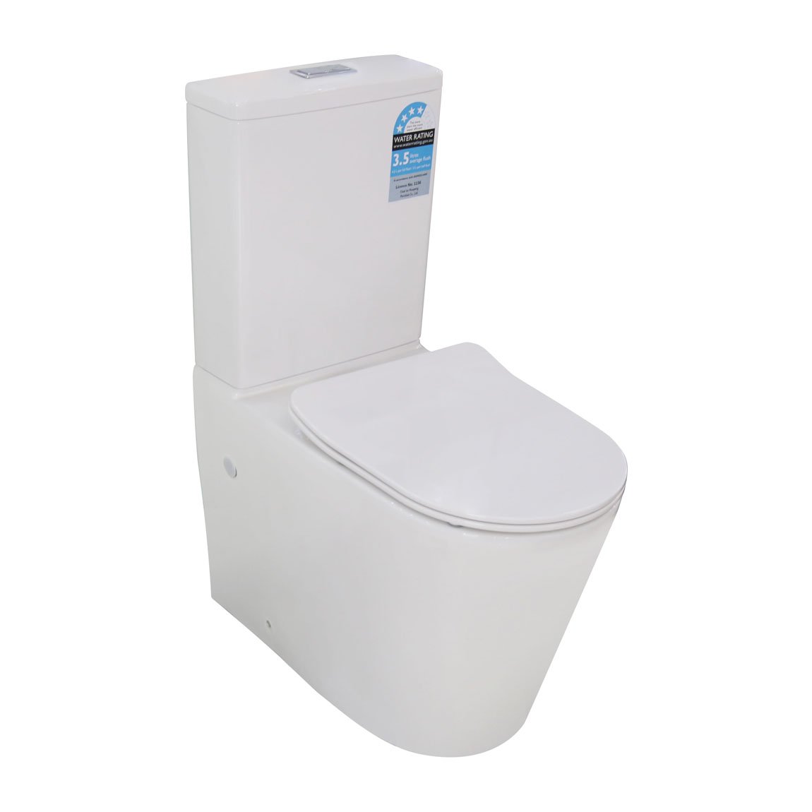 Alex Rimless Back To Wall Toilet Suite