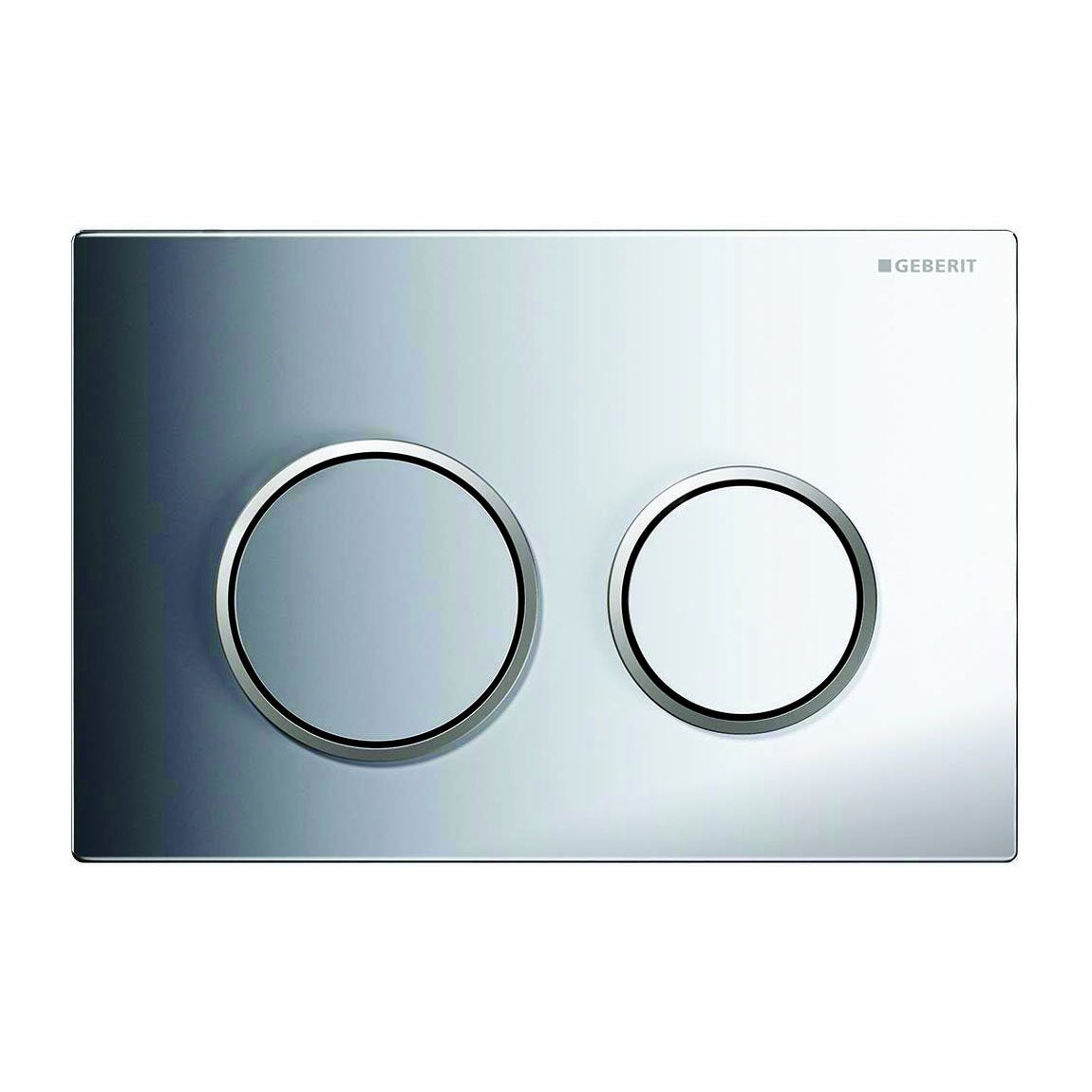 Geberit Kappa Round Dual Flush Plate & Buttons-Chrome And Matt