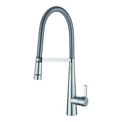 Pluto Pull-Out Gooseneck Kitchen Mixer With Led