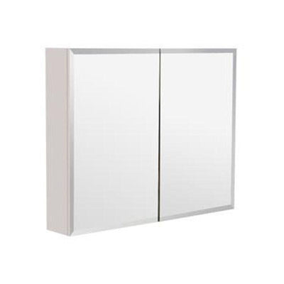 Bathroom Bevel Edge MDF Polyurethane white Double Doors 900* 720*150mm