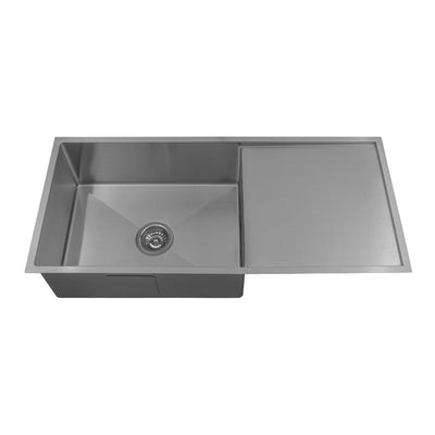 Comets Round Under/Overmount Single Bowl Sink With Drainer